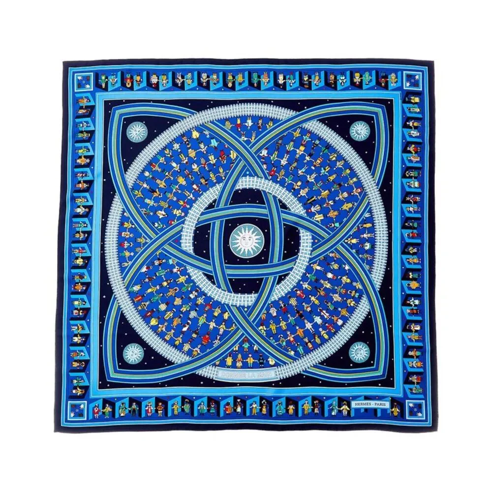 Hermès Donner La Main Karen Petrossian Silk Scarf (Authentic Pre-Loved)